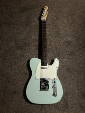 Fender Squier Telecaster Guitar, 2022, Surf Green, Barely Used, Case Included