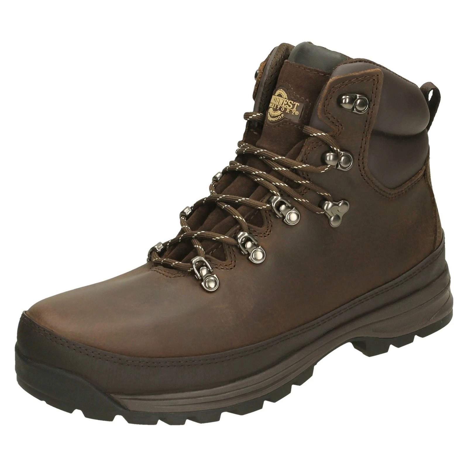 Mens Northwest Territory Casual Waterproof Lace Up Leather Boots Pelly