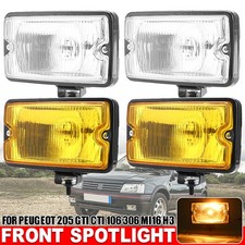 1-2X Per PEUGEOT 205 GTI CTI  Fendinebbia Anteriore Fanale Light Faretto Luce