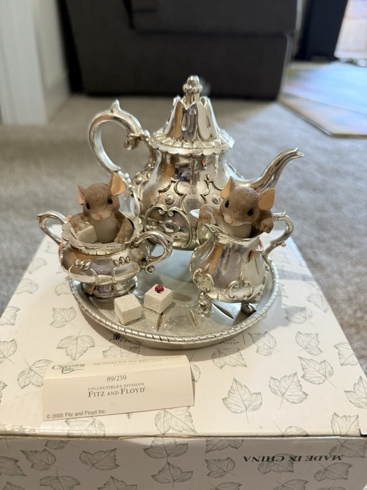 CHARMING TAILS MY DESIRE FOR YOU WILL NEVER TARNISH #89/259 MICE & TEA ...