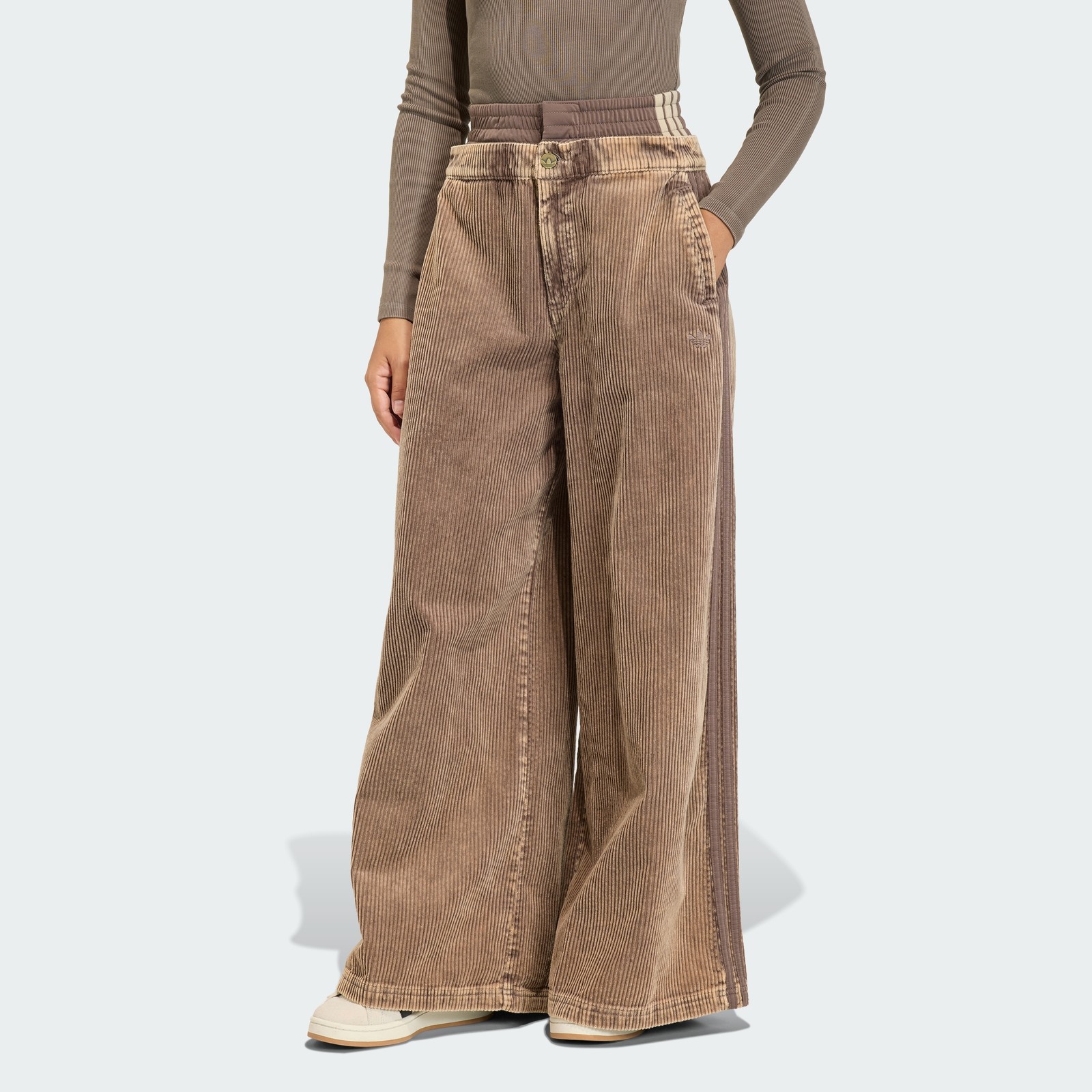 adidas women CORDUROY SST OVERSIZED PANTS