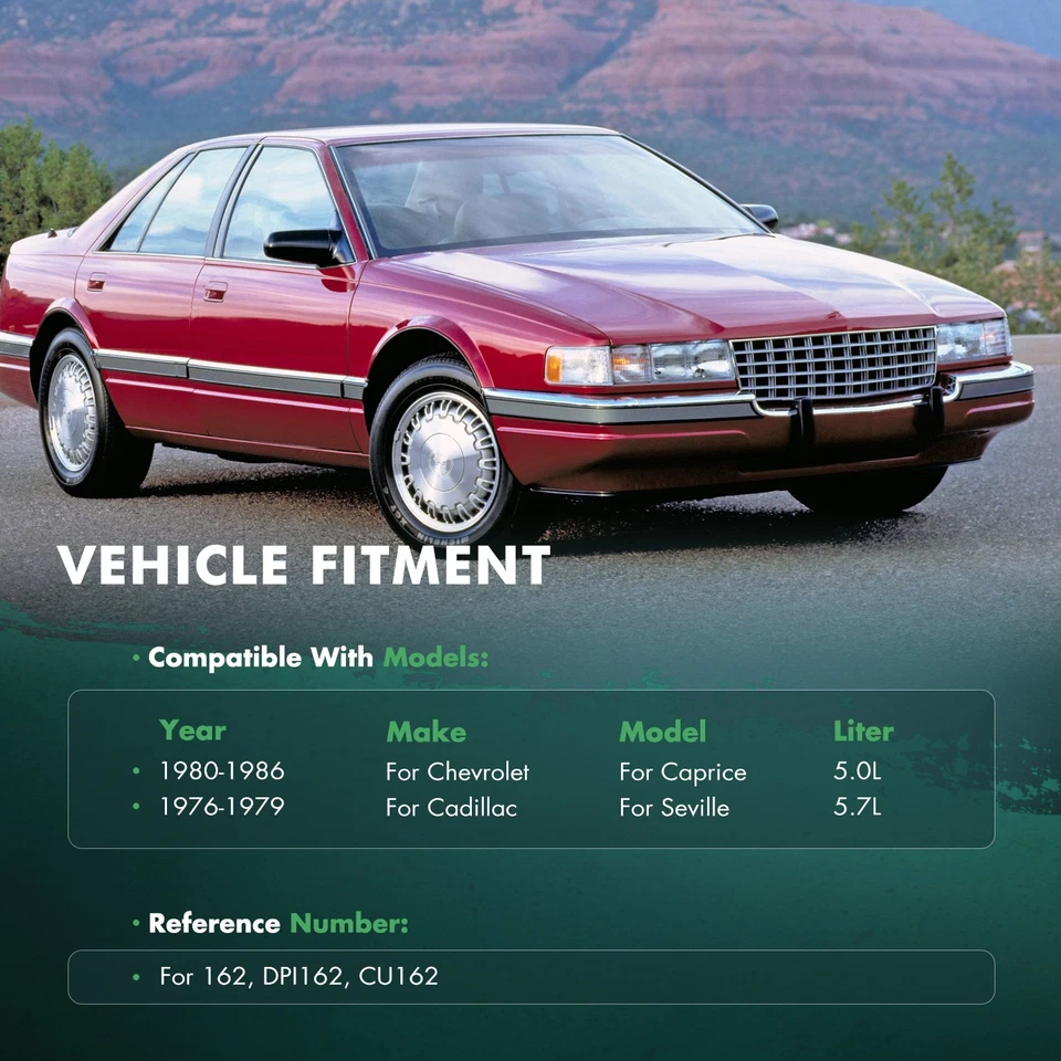 Radiador para Chevrolet Caprice 1980-1986 5,0 L 1976-1979 Cadillac Seville 5,7 L Foto 3 de 4