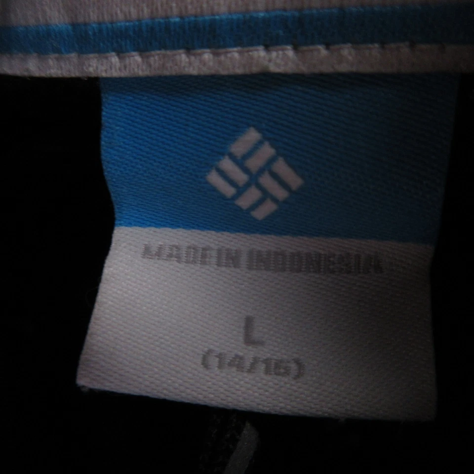 Chaqueta Columbia Niñas Grande (14-16) Negra Manga Larga Cremallera Completa Exterior Senderismo Foto 4 de 4