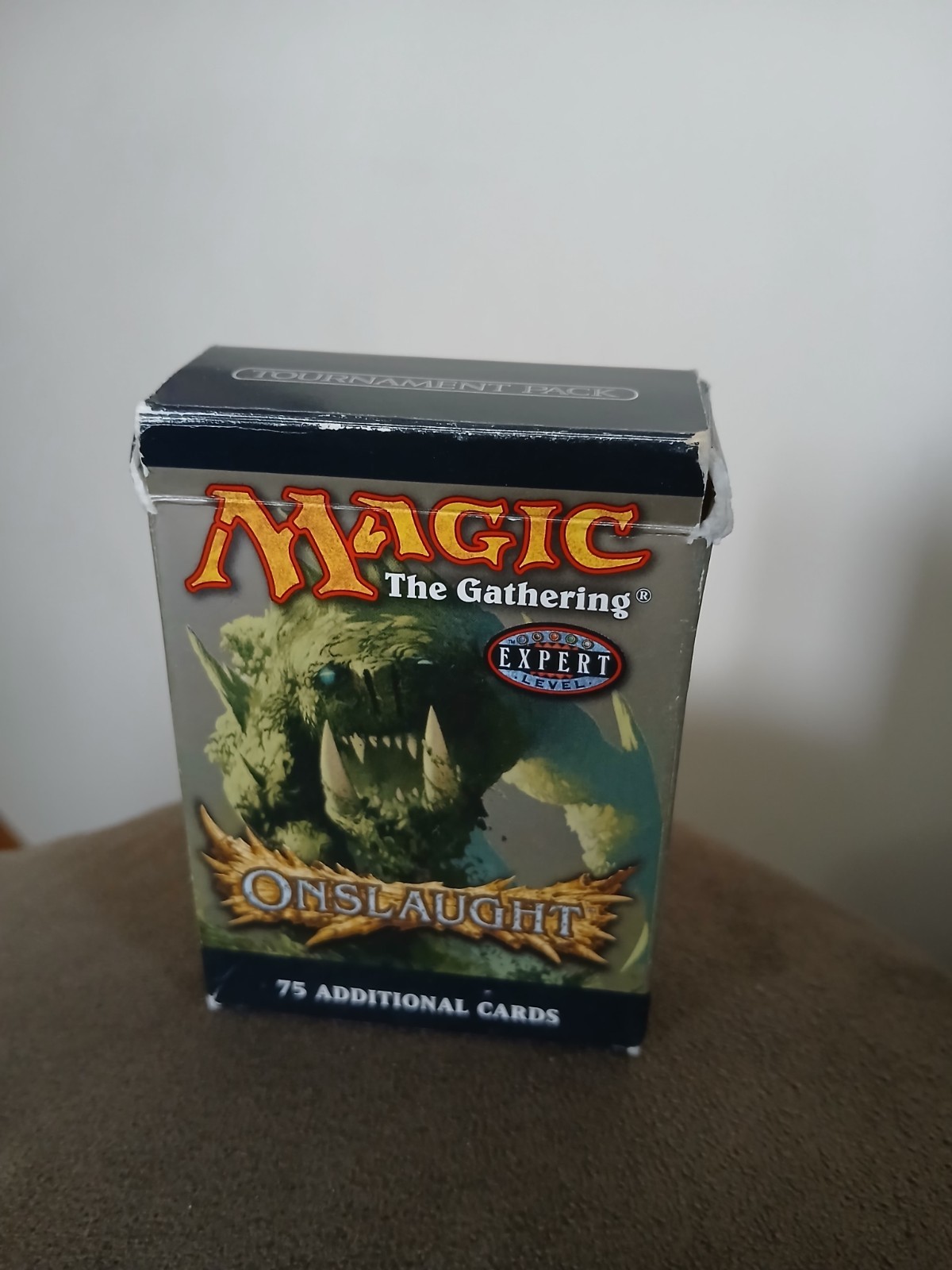 Magic the Gathering Onslaught Empty Tournament Pack Deck Box 2002 No Mtg Cards