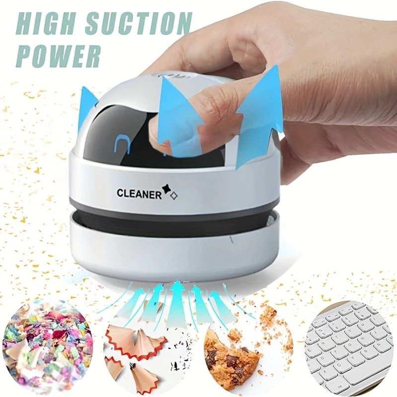 Portable Cordless Desktop Cleaner with Auto-Suction Technology - Image 2 of 4