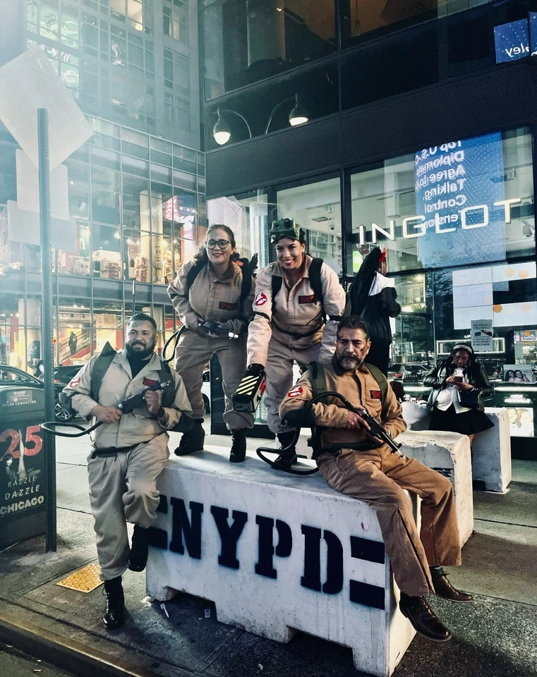 Disfraz de Cazafantasmas SPENGLER MONO REALISTA Grande por Walls Blizzard Pruf Foto 3 de 4