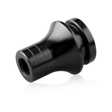 Car Shift Knob Boot Retainer, M12 x 1.25 Aluminum Manual Gear Shifter Black