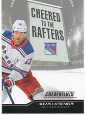 24-25 2024-25 Credentials Alexis Lafreniere Cheered to the Rafters #CR-AL Ranger