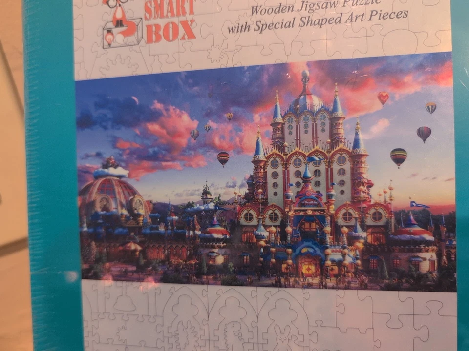 Rompecabezas de madera Fox Smart Box ~ Fairy City ~ 425 piezas caprichoso hecho en EE. UU. Foto 2 de 4
