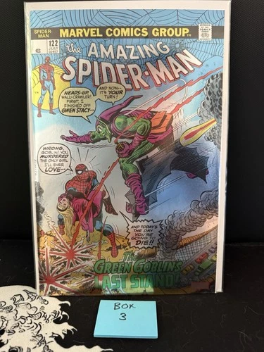 AMAZING SPIDER-MAN #122 FACSIMILE FOIL VARIANT MARVEL COMICS 2023 NEW UNREAD