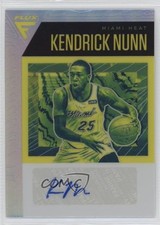 2020-21 Panini Flux Signatures Silver Prizm Kendrick Nunn #FLS-KNU Auto 1d3o