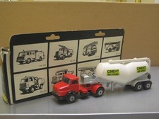 Solido 376 Mercedes Benz Cement Truck Semi Trailer Pulverulente Mint in Box