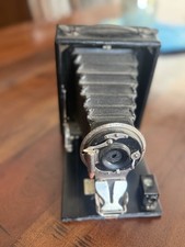 Antique Wollensak  Rochester Optical Co. JUNIOR Folding BOX Camera