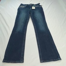 Maurices Slim Boot Mid Rise Jeans Dark Wash S...