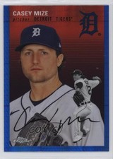 2023 Topps Chrome Platinum Anniversary Blue Prism Refractor Casey Mize #238 14do