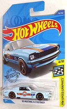 Hot Wheels 2020 HW Speed Graphics Series #116 '65 Mustang 2+2 Fastback Blue GULF
