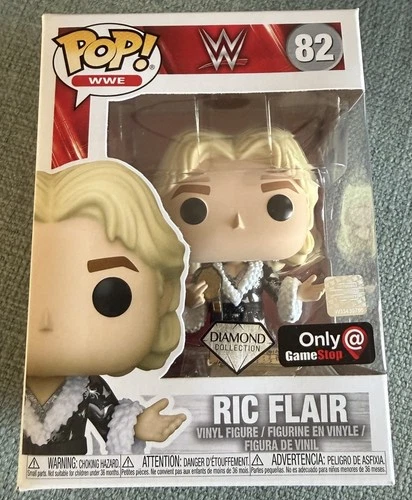 Ric Flair Funko Pop 82 WWE Diamond Collection Gamestop Exclusive New Sealed