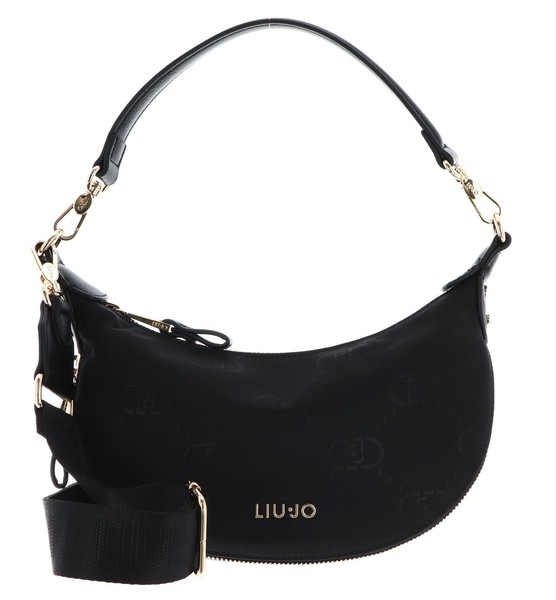 Liu Jo Kaliska Hobo Bag S Schultertasche UmhäNgetasche Tasche Nero Schwarz-image