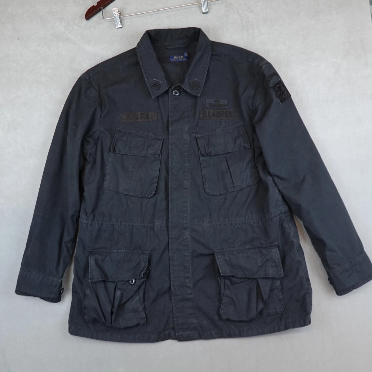 Polo Ralph Lauren Military Jacket Black Coats, Jackets & Vests for