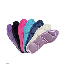 Inserts Insoles Women Relieve Flat Foot 1 Pair Lady Shoe Memory Foam Feet Pain
