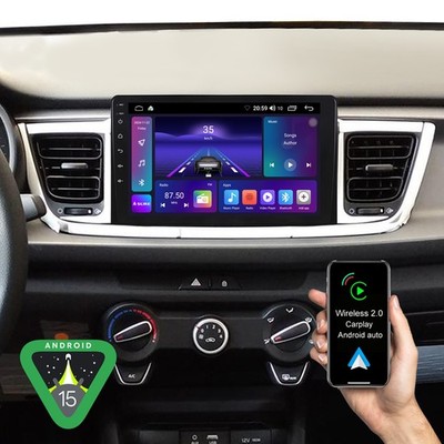 2+64G Android 15 Autoradio Apple CarPlay Navi GPS Für Kia Rio IV YB SC 2018-2023
