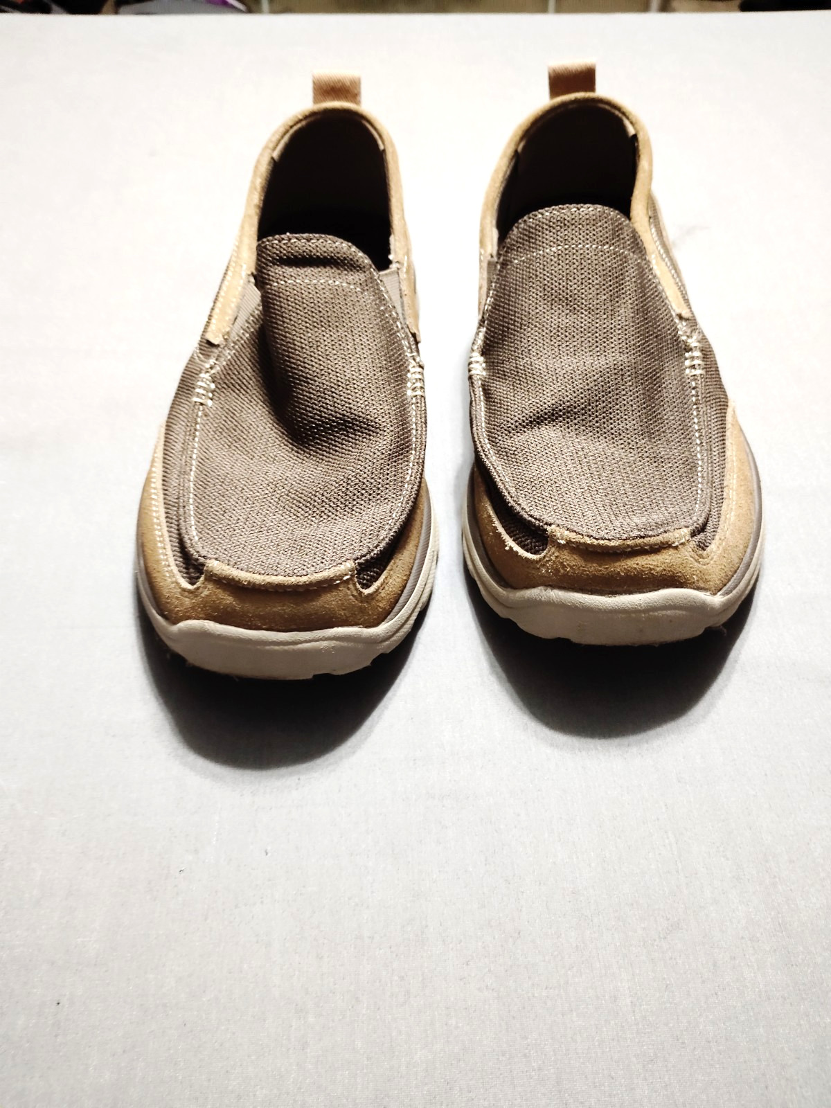 Skechers Relaxed Memory Foam Arch Slip-Ins Shoes Men 11 Two Tone Brown Old Money image 3