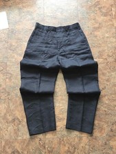 Uniqlo Mens Premium Linen Wide Pants Size M - Black
