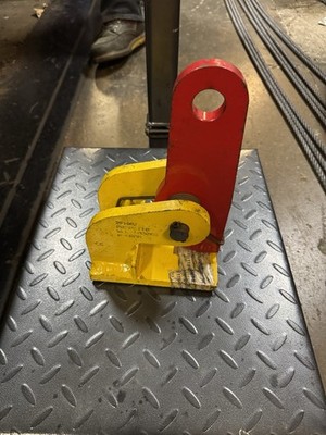 NEW Terrier 2 FHX-U Horizontal Plate Lifting Clamp 2 Ton 4400 lb 0-60mm Jaw 
