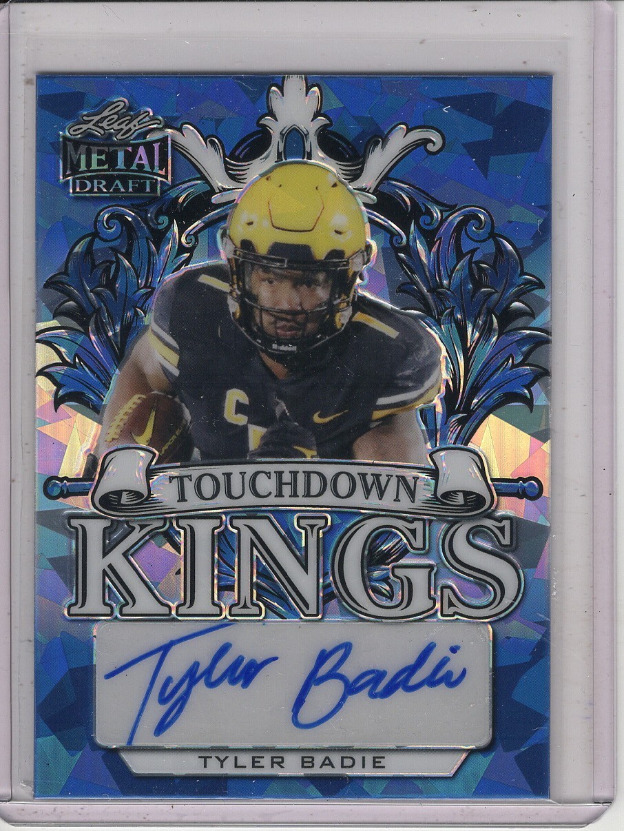 Tyler Badie Leaf Metal Draft Touchdown Kings Autographs #TKTB1 Base