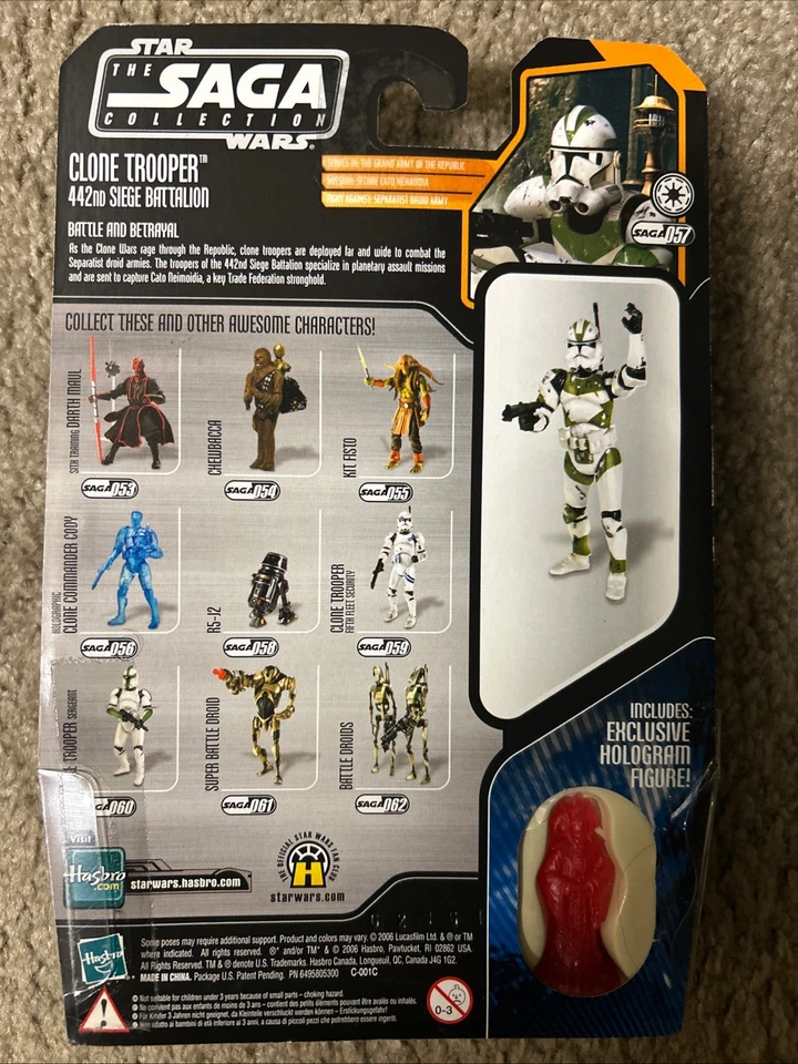 Star Wars:  Saga- 442nd Clone Troopers, Firespeeder Pilot & C-3PO Figures  LOT 3 - Image 3 of 4