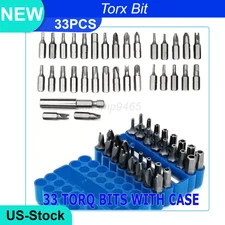 33 Tamper Proof Security Torq Hex Star Spanner Tri Wing Screwdriver Torx Bit Set