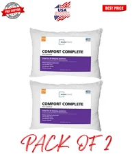 Mainstays Comfort Complete Bed Pillow - Standard/Queen