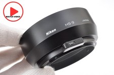Nikon HS-9 Metal Snap-On Lens Hood for Nikkor 50mm f/1.4 Japan Mint