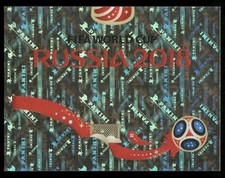 2018 Panini World Cup Russia Sticker #6 Official Logo FOIL,