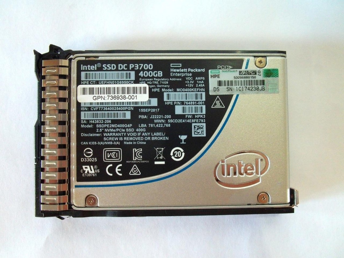 Intel DC P3700 Series 2.5-inch NVMe MLC PCIe 400GB SSD