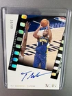 2021-22 Panini Noir T.J. Warren Freeze Frame Signatures Auto Autograph /99