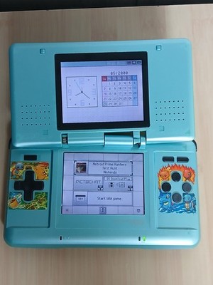 Nintendo DS Original (Blue/Teal) NTR-001 Handheld Console Video Game System NDS