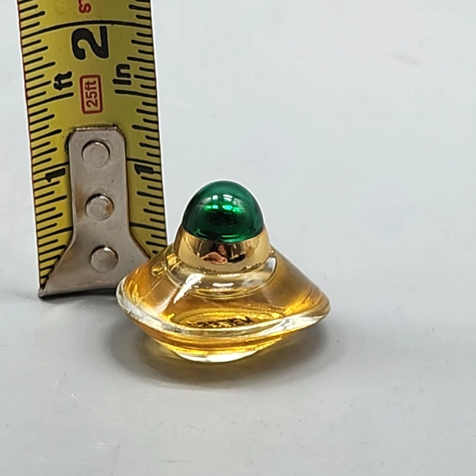 Винтажная коллекционная мини-парфюмерная бутылка Oscar de la Renta Volupté Франция 1 дюйм - Изображение 4 из 4