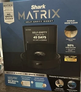 Shark Matrix Self-Empty Aspirateur robot