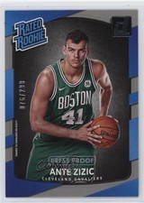 2017 Panini Donruss Rated Rookies Press Proof Silver 76/299 Ante Zizic #186 fm0