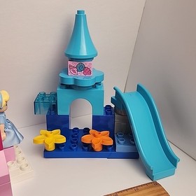 Lego Duplo 10596 Disney Princess Cinderella Skirts Slide Manual, Missing Ariel