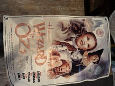The Wizard of Oz Large Illustrated Movie Poster 1989 Vancouver Judy Garland