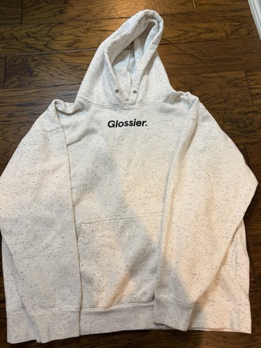 Hoodie by Glossier Makeup Size XL Terrazzo Speckle