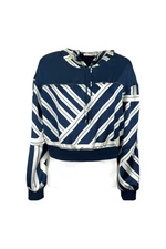 Liu Jo Women's Sweatshirt TA4251T3810 Blue/Ivory