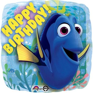 Finding Dory Nemo Happy Birthday Foil Mylar Balloon 1 Per Pkg