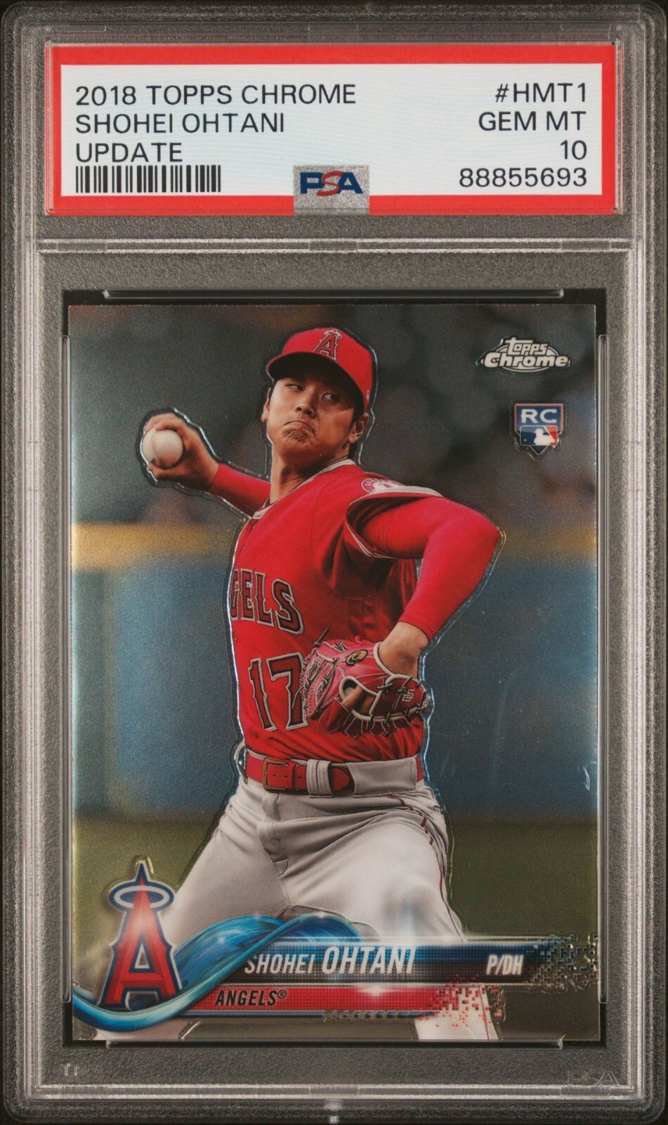 大谷翔平 2018 TOPPS CHROME プリズム PSA 10 ルーキー