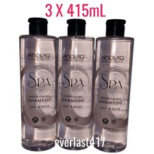Anovia Spa Nourishing Shampoo Lily & Rose, Vegan Friendly ~ 3 Pack 415ml 11.93 per litre