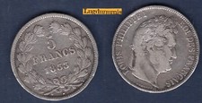 5 Francs 1833 T Nantes TB III - TL TR Louis Philippe Ier 1830 - 1848