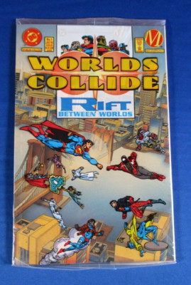 Worlds Collide #1 DC Comics Rift Between  Worlds Milestone 1994 New Sealed