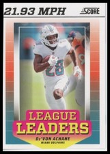 2024 Score League Leaders #LL-DAE De'Von Achane